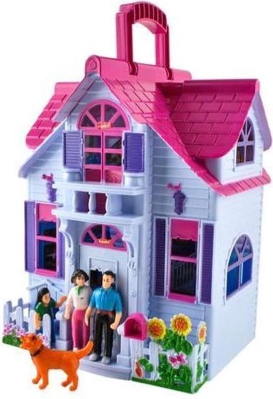 Ariko Pop-Up Dollhouse - Maison pliable pour poupées - Maison de Barbie au  look... | bol.com