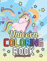 Unicorn Coloring Book for Kids Ages 4-8