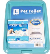 Duvo+ Pet toilet +7 pads xlarge XL - 60x60x4cm