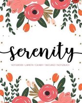 Serenity: Notebook - Libreta - Cahier - Taccuino - Notizbuch: 110 pages paginas seiten pagine