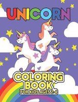 Unicorn Coloring Book for Kids Ages 2-4
