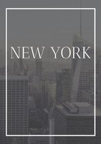 New York: A decorative book for coffee tables, end tables, bookshelves and interior design styling - Stack city books to add decor to any room. Faded skyline effect