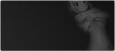 Anime Gaming Muismat XXL - 90x40 CM - Hentai - Manga - Pc Gaming Setup - Gamer - Naruto - Black & Grey- #3
