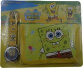 Spongebob portemonnee Spongebob + horloge rennen