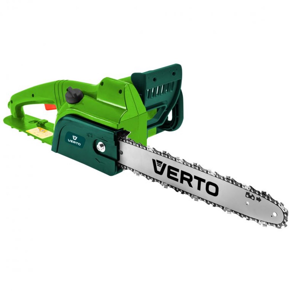 Verto Elektrische Kettingzaag 2000w 405mm/12,1m/s 0,15 Sec Stop Olie Indicator
