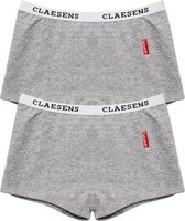 Claesen's - Hipster 2-pack Grijs - Maat: 170