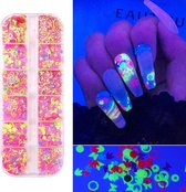 J Belgique Kleurpatroon Glow In The Dark Decoratie Voor Nagels - Voor Jouw Prachtige Manicure