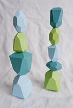 Houten stapelblokken (9st) | Stapeltoren | Stapelblokken | Baby speelgoed | Jongen | Meisje | Decoratie blokken | Montessori speelgoed