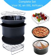 XYZ Goods - Heteluchtfriteuse Accessoires set XL en XXL Ø 20 cm