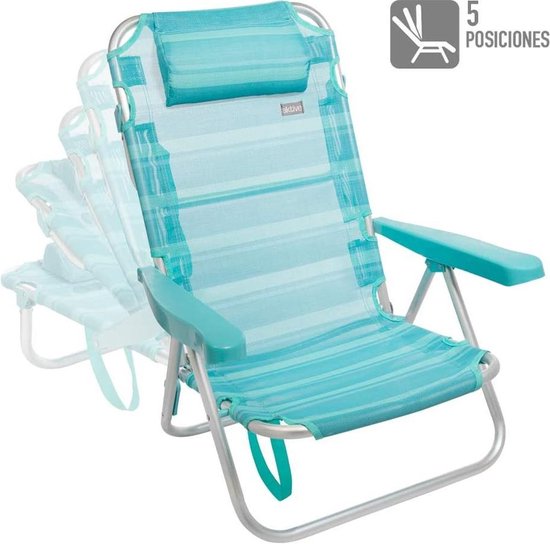 leer Schaken dozijn Aktive Aluminium opvouwbare strandstoel ,Tuinstoel | bol.com