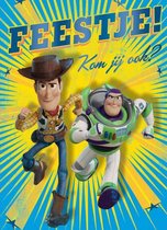 Uitnodigingen - Toy Story - 5 kaarten met enveloppen - Toy Story uitnodigingen voor een feestje
