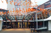 EK Oranje vlaggenlijnen 10 meter..