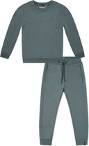Koko Noko BIO Basics Set(2delig) Sweater en Jogging broek Groen - Maat 122/128