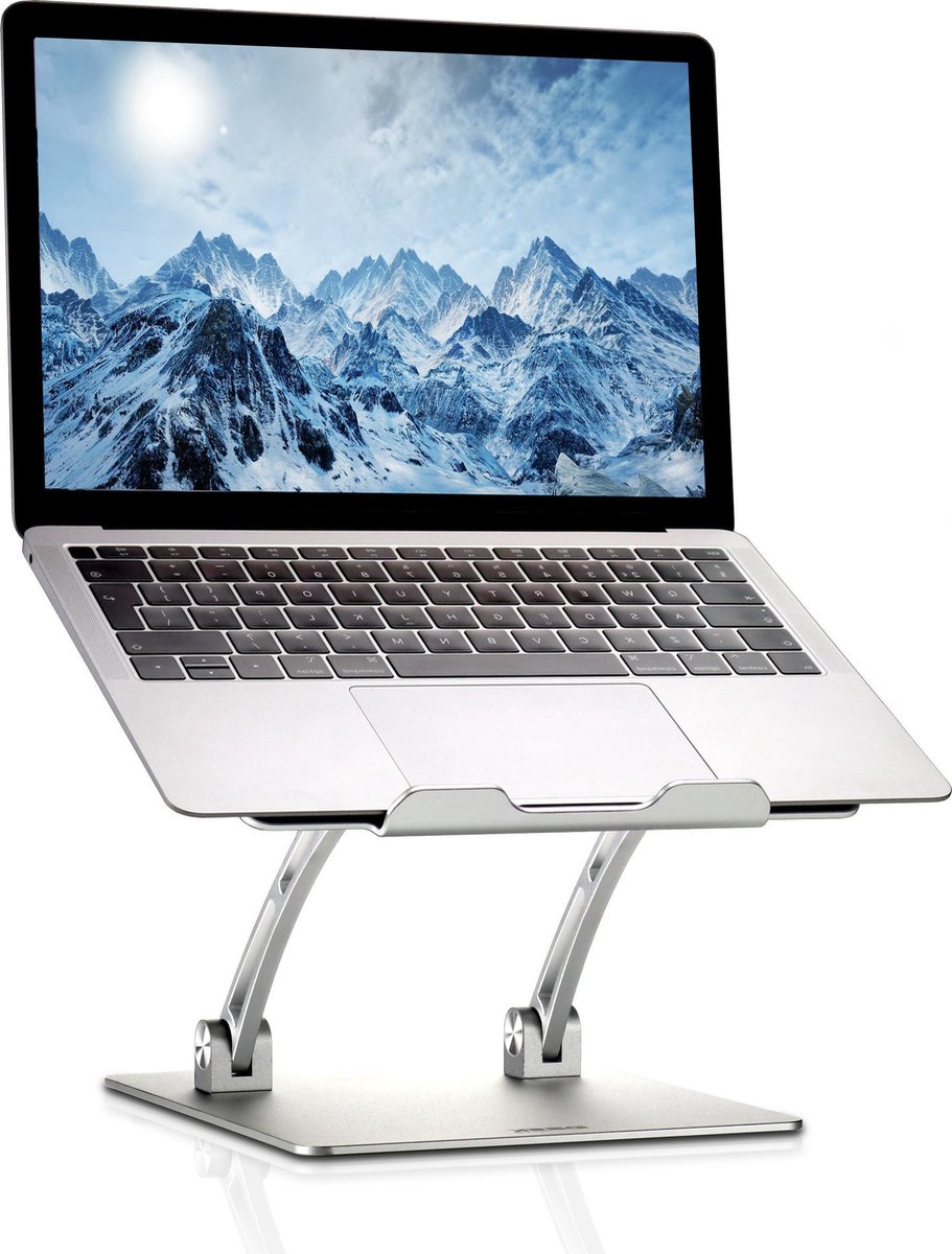 iDeskmate Laptop Standaard - Verstelbaar op ooghoogte - Laptop stand 11 tm 17.3 Inch - F1-X2
