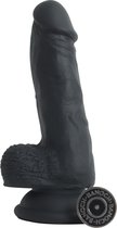 Banoch | Dildo zwart siliconen penis met zuignap | lengte 14,3 cm | Ø 3,2 cm | 156 gram