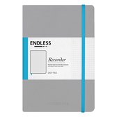 Endless Recorder Notebook Mountain Snow - Dotted