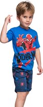 Spiderman - zomerset - 100% French Terry katoen - maat 92