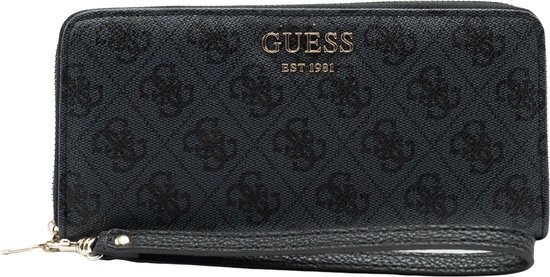 Guess Vikky Slg Large Zip Around coal logo bol