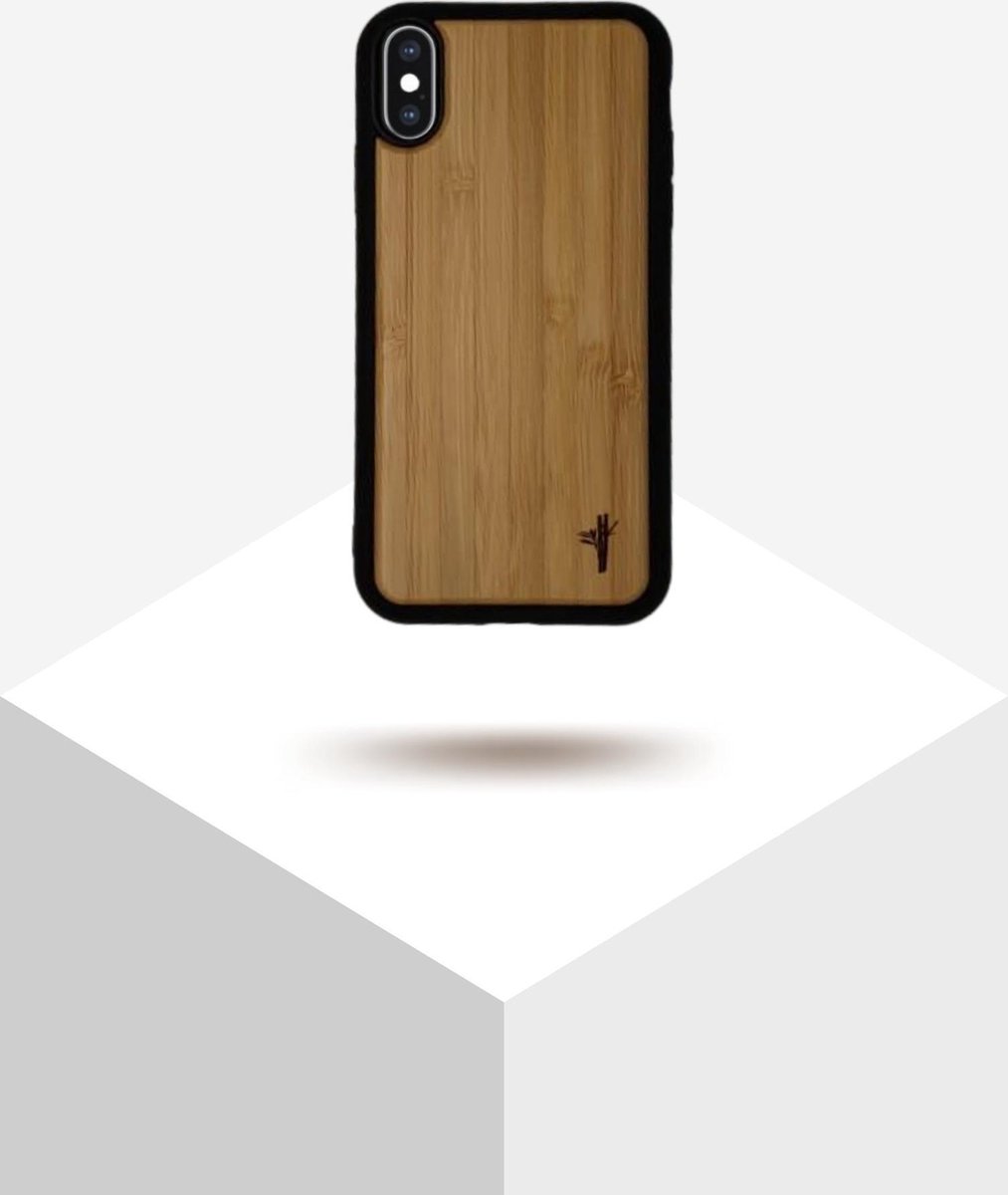 CustomBoo Telefoonhoesje - Back Cover - Geschikt Voor Apple IPhone X - Zwart En Bruin