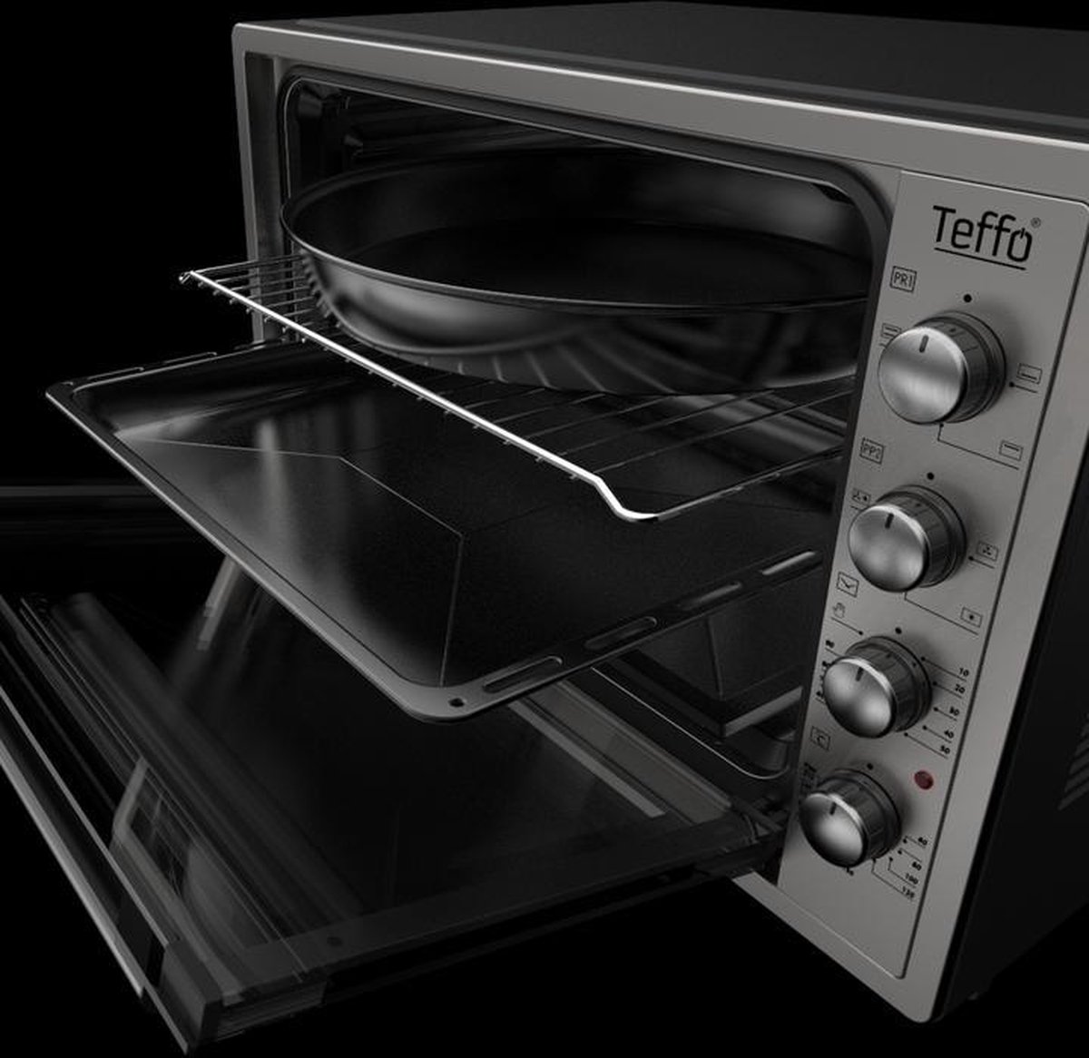 Teffo - Elektrische oven - 70 Liter | bol.com