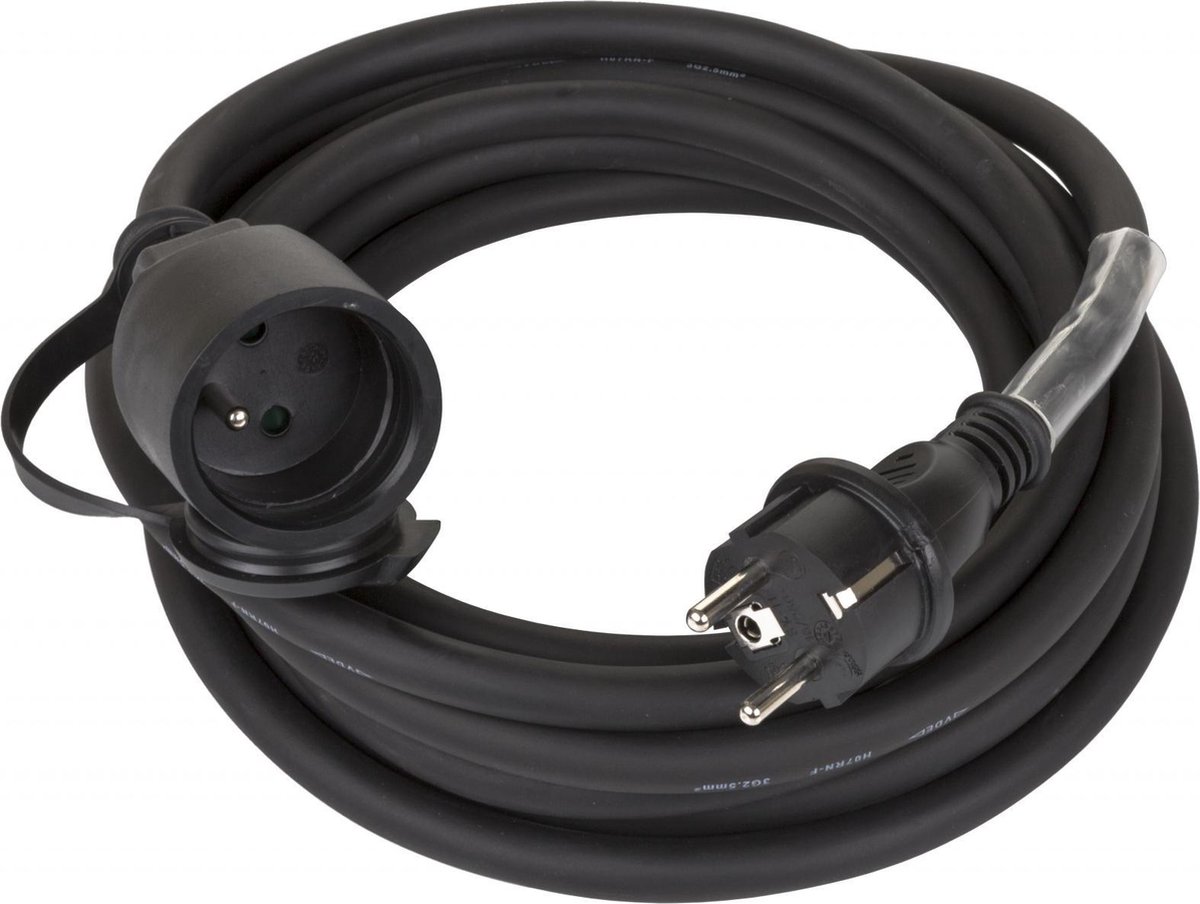Professionele soepele verlengkabel - 1,5M - 3G2,5(mm²) - H07RN-F - IP44