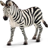 schleich WILD LIFE - Zebra merrie - Speelfiguur - Kinderspeelgoed voor Jongens en Meisjes - 3 tot 8 jaar - 14810