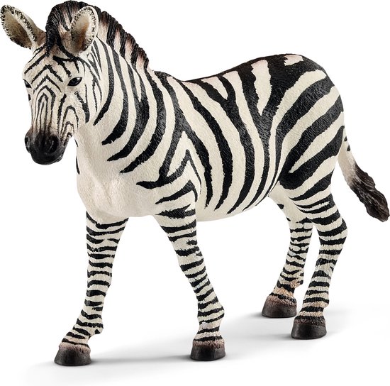 schleich WILD LIFE - Zebra merrie - Speelfiguur - Kinderspeelgoed voor Jongens en Meisjes - 3 tot 8 jaar - 14810