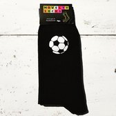 Zwarte sokken met een voetbal er op - voetbal - EK - sok - sport