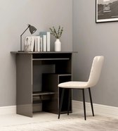 Bureau - SALE - Hoogglans grijs - Opberging vak - Hoekbureau - Tafel - Kantoor - Kamer - Werk - Hoek - Modern - Nieuwste Collectie