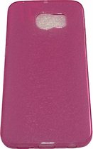 Samsung Galaxy S6 Roze Transparant back cover TPU hoesje