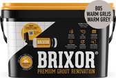 Brixor Voegrenovatie Premium Voegenverf - Geen Voegenstift Maar Brixor - Warmgrijs - Alles-in-1 Set - 8 kleuren verkrijgbaar