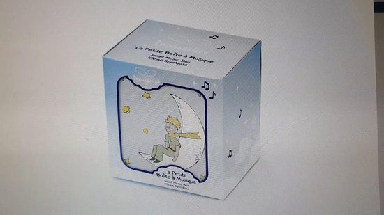 Coffret musique cube phosphorecent le Petit Prince© et mouton