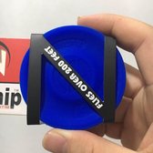 Bovadi® Zipchip Blauw Mini Frisbee 6,8 cm