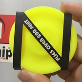 Bovadi® Zipchip Geel Mini Frisbee 6,8 cm