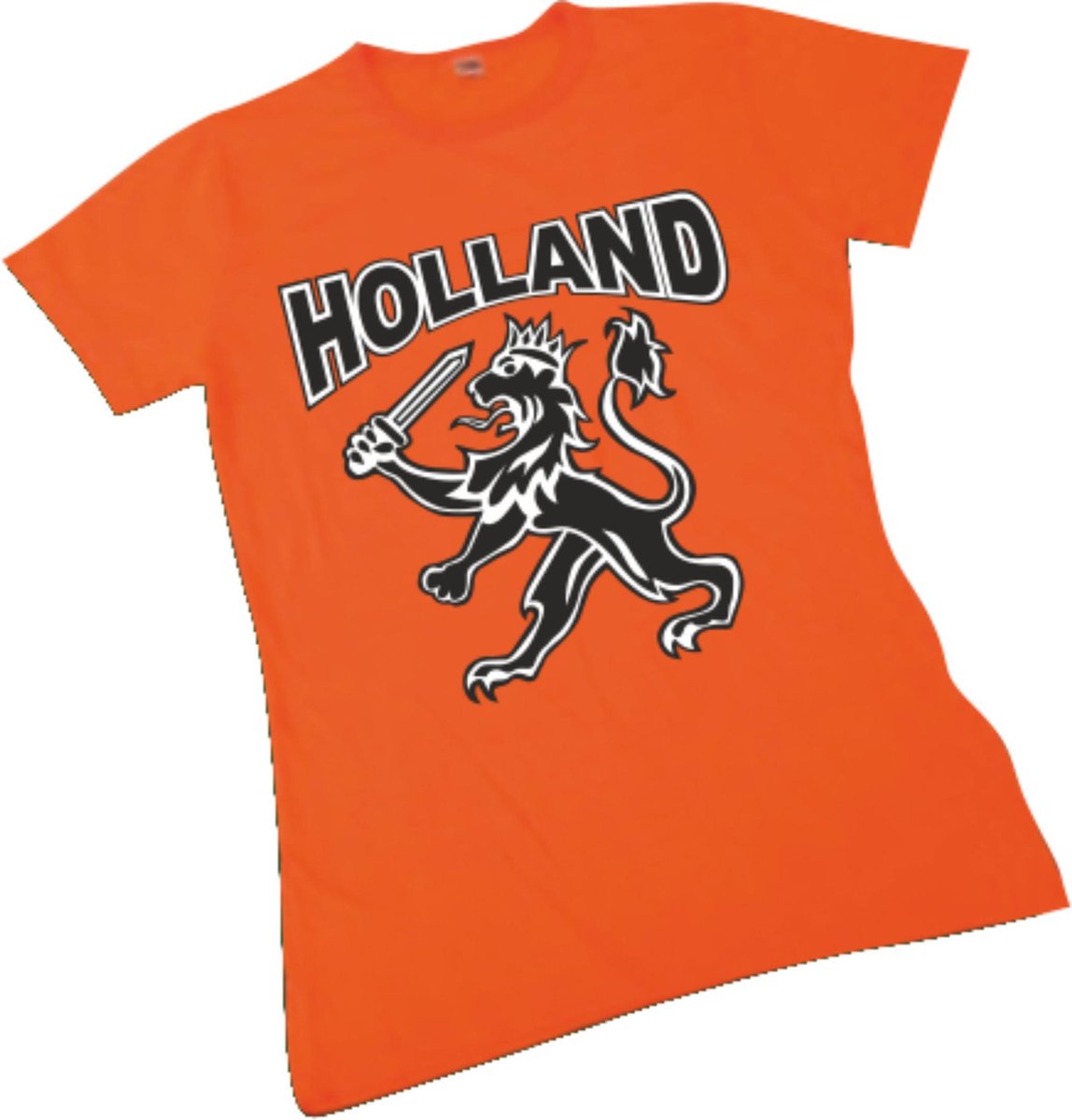 Dames T-shirt oranje Holland met leeuw | EK Voetbal 2020 2021 | Nederlands elftal shirt | Nederland