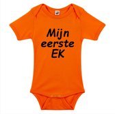 Mijn eerste EK - Oranje baby romper - Holland souvenir - Nederlands elftal shirt - Ek voetbal - maat 68