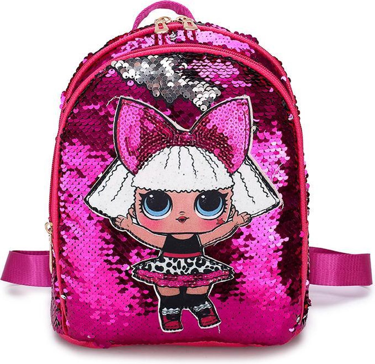 L.O.L Surprise glitter roze rugtas schooltas bol