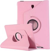 Samsung Tab A 10.5 Hoesje - Draaibare Tab A 10.5 Hoes Case Cover voor de Samsung Galaxy Tablet A (2018) - 10.5 inch - Licht Roze