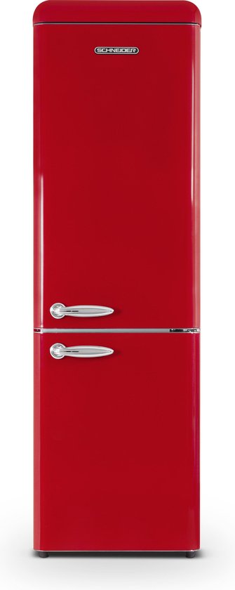 SCHNEIDER CONSUMER Vintage style réfrigérateur-congélateur Autoportante 249  L E Rouge | bol
