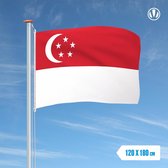Vlag Singapore 120x180cm