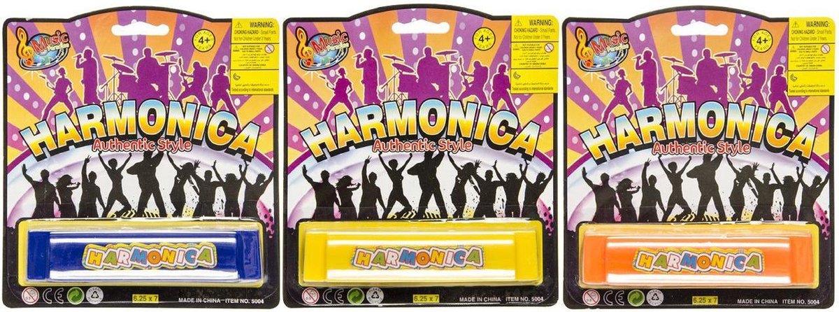 Duckiez Mondharmonica Op Kaart - 1 stuk