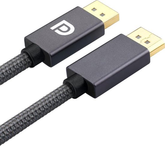 Bol Com Displayport 1 4 Kabel 2 Meter Displayport Naar Displayport Ondersteund 4k 60hz