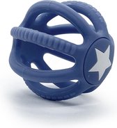 Kushies - Bijtspeelgoed - Baby speelgoed - Siliconen Bal - Bijtring - Marine blauw