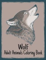 Wolf Adult Animals Coloring Book