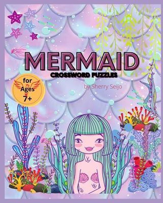 Mermaids- Mermaid CrossWords Book - cover