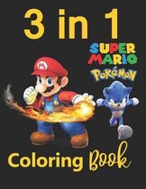 3 in 1 Coloring Book