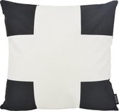 Dano Black/White #1 Kussenhoes | Outdoor / Buiten | Katoen / Polyester | 45 x 45 cm