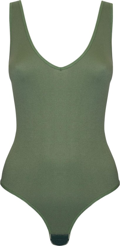 MAGIC Bodyfashion EveryBody V-neck Green Vrouwen - Maat XL