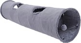 Katten speeltunnel - Suede- 130cm x 30cmØ - Cat play tunnel - Ferret - Konijnen - Rabbit play tunnel.