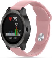 Siliconen Smartwatch bandje - Geschikt voor  Garmin Vivoactive 3 sport band - roze - Horlogeband / Polsband / Armband
